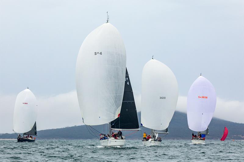 Division one boats racing on Boston Bay - 2018 Teakle Classic Lincoln Week Regatta photo copyright Take 2 Photography taken at Port Lincoln Yacht Club and featuring the IRC class