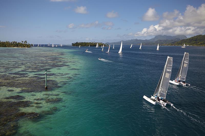 The spectacular Tahiti Pearl Regatta will be held from 7-12 May 2018 - photo © Bertrand DUQUENNE Photography