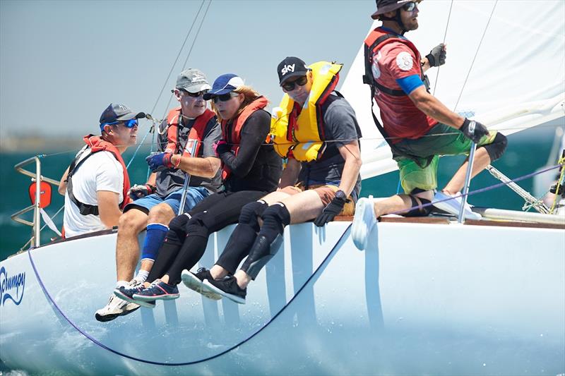 Patricio Sepulveda's Baile De Luna on the race track  photo copyright Luis Ferreiro taken at Sandringham Yacht Club and featuring the IRC class