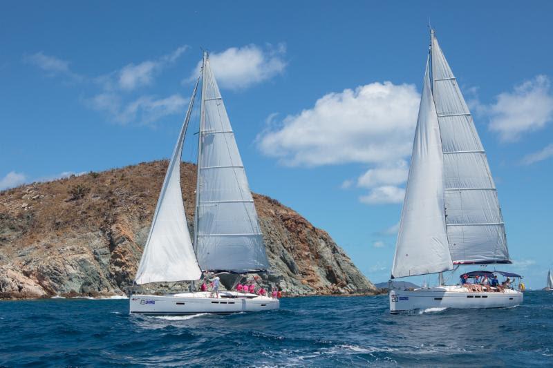 CSA Bareboat 1 - a good day on the water for Moorings 51, Return of the Macks - BVI Spring Regatta photo copyright Alastair Abrehart taken at Royal BVI Yacht Club and featuring the IRC class
