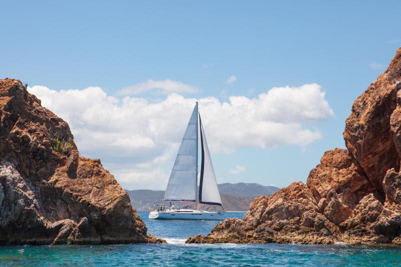 Racing against a backdrop of islands and rock formations, spotting Pelican nests and Oystercatchers is what makes the BVI Spring Regatta a unique regatta - photo © Alastair Abrehart
