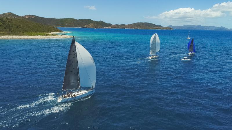 Luckily for crews racing at the BVI Spring Regatta, conditions like this are not 'once in a blue moon' photo copyright Alastair Abrehart taken at Royal BVI Yacht Club and featuring the IRC class