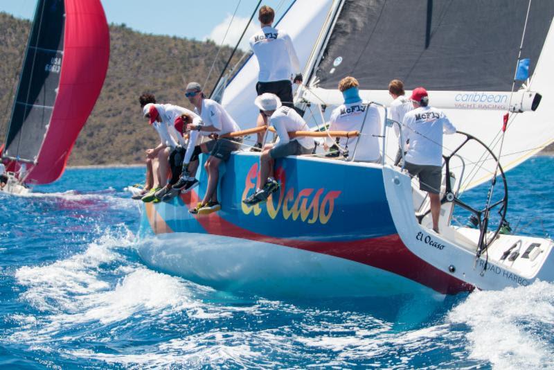 Tony Mack's British Team McFly/El Ocaso in third position CSA Racing 1 after 7 races - 2018 BVI Spring Regatta photo copyright Alastair Abrehart taken at Royal BVI Yacht Club and featuring the IRC class
