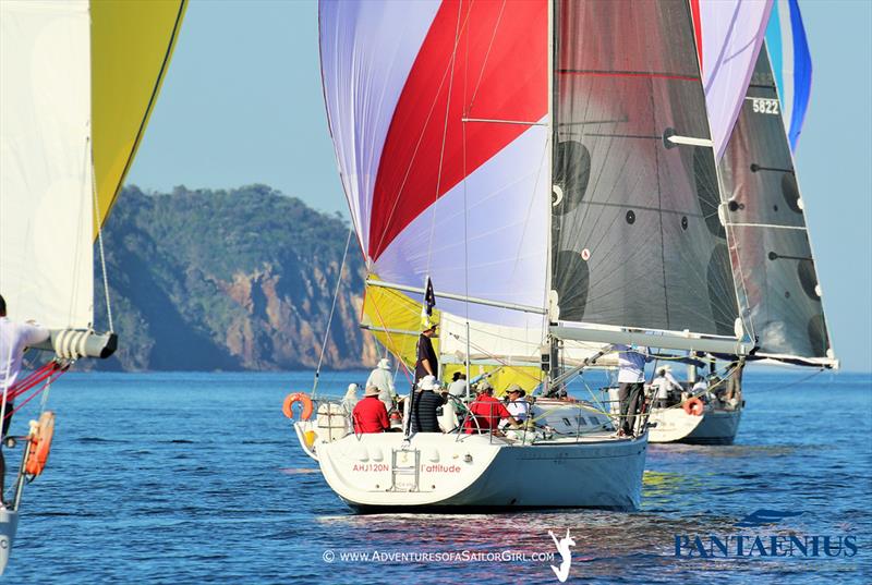2018 Sail Port Stephens - Day 1 photo copyright Nic Douglass / www.AdventuresofaSailorGirl.com taken at Corlette Point Sailing Club and featuring the IRC class
