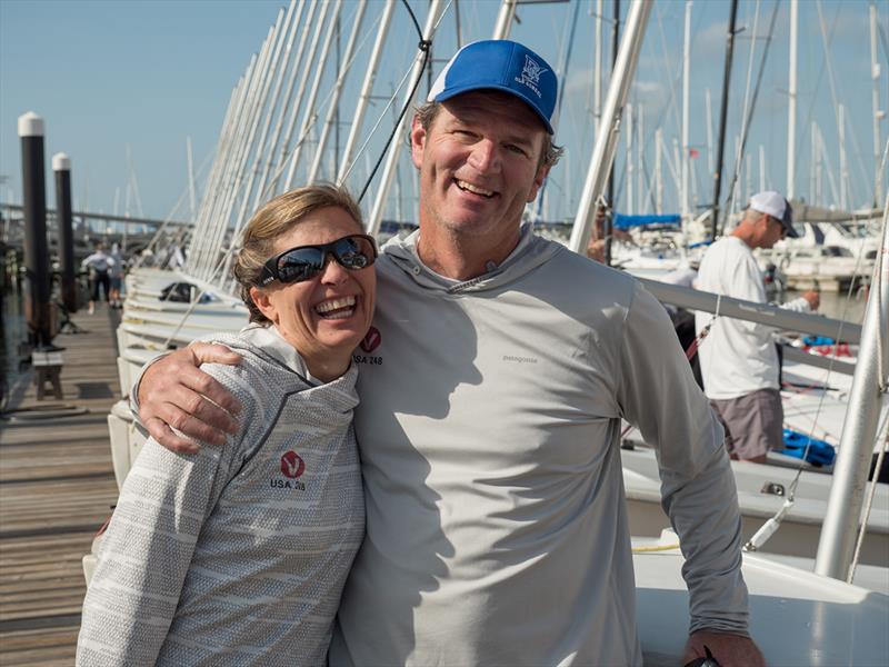 Geoff and Mary Ewenson - 2018 Sperry Charleston Race Week  - photo © Larry Monteith