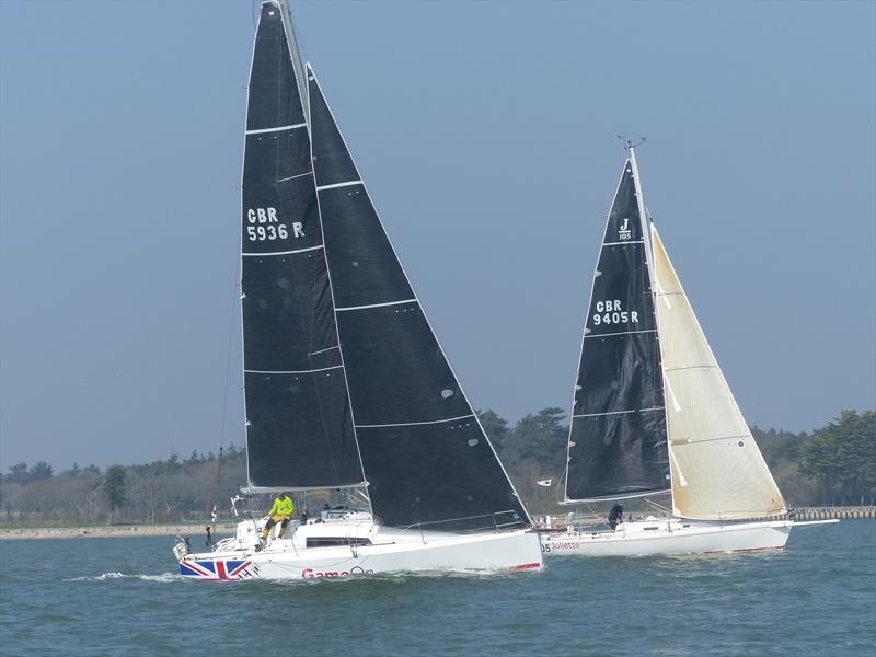 SORC Solent Shakedown Weekend - Inshore Series Race 1 & 2 photo copyright Tony White taken at Solo Offshore Racing Club and featuring the IRC class