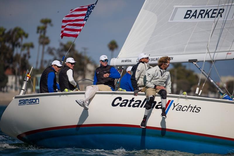 Helmsman Dean Barker, Skipper Terry Hutchinson and sailors Sean Clarkson, James Baxter, James Dagg and Greg Gendell competed at the Ficker and Congressional Cups in Long Beach, California photo copyright Sharon Green / Ultimate Sailing / Congressional Cup taken at New York Yacht Club and featuring the IRC class