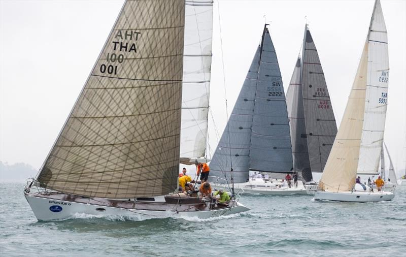The wet conditions didn't put a dampener on proceedings as one race was completed for all classes on Day 1 of the 2018 Top of the Gulf Regatta - photo © Guy Nowell