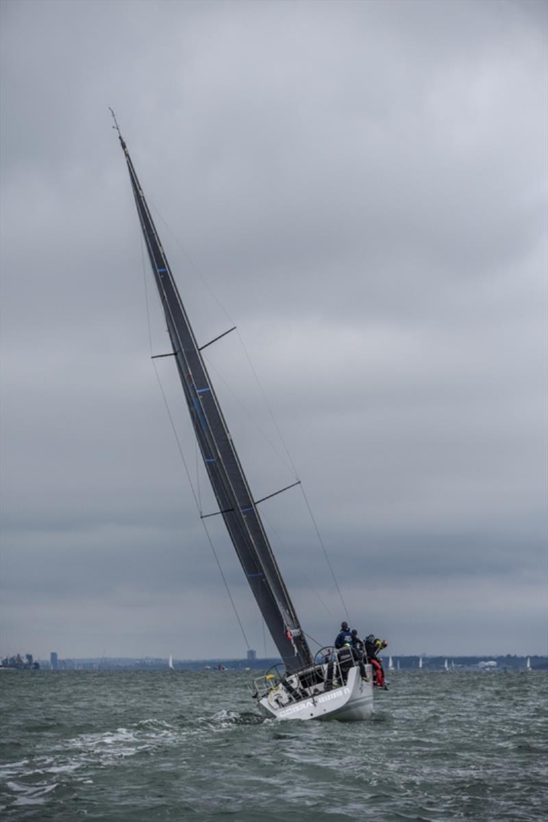 Cobra – King 40 Mike Blair photo copyright Andrew Adams, Close Hauled Photography taken at Warsash Sailing Club and featuring the IRC class