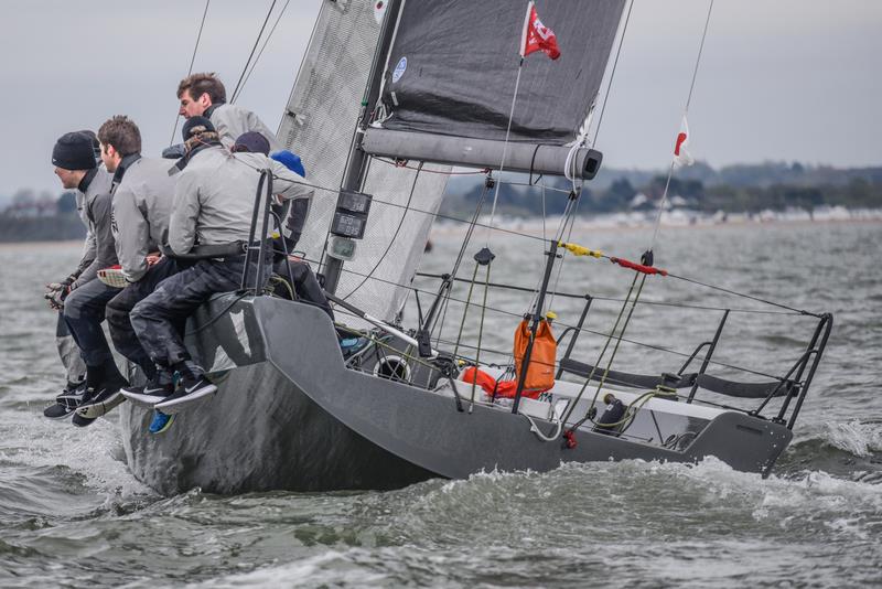 Warsash Spring Championship photo copyright Andrew Adams, Close Hauled Photography taken at Warsash Sailing Club and featuring the IRC class