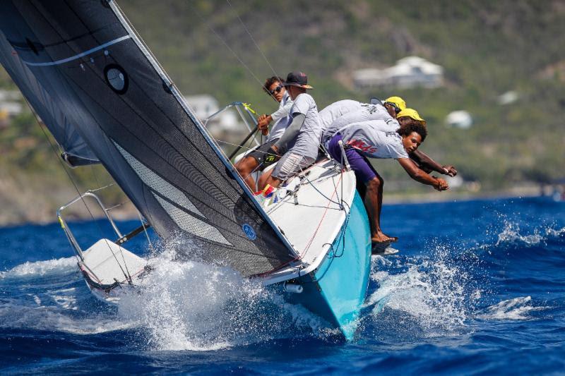 A win on KPMG Race Day and victory for the youth sailors from the National Sailing Academy in CSA 7 - 2018 Antigua Sailing Week: KPMG Race Day 5 - photo © Paul Wyeth / pwpictures.com