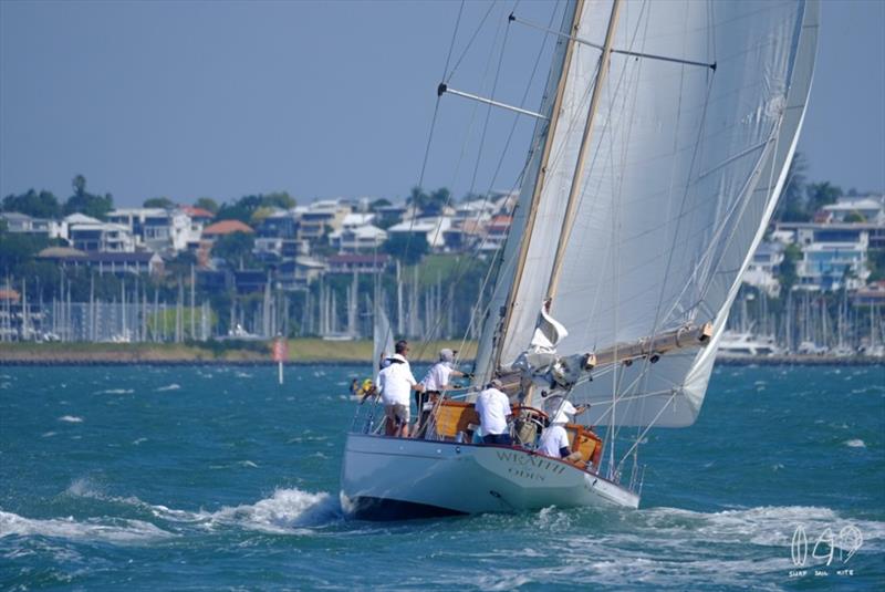 Timber Boat Festival at Moreton Bay photo copyright Mitchell Pearson / SurfSailKite taken at Wynnum Manly Yacht Club and featuring the IRC class