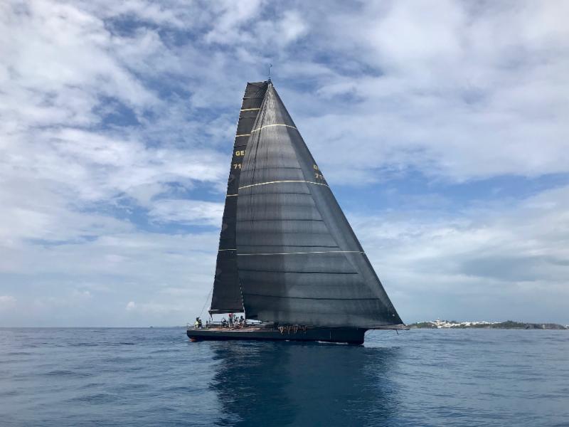 Members of the Norddeutscher Regatta Verein, Hamburg (NRV), Jens Kellinghusen's Ker 56 Varuna IV complete the 2018 Antigua Bermuda Race photo copyright Louay Habib taken at Royal Bermuda Yacht Club and featuring the IRC class