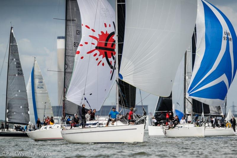 Elaine, Edward Mockridge's Elan 37 – North Sails May Regatta photo copyright Paul Wyeth / RSrnYC taken at Royal Southern Yacht Club and featuring the IRC class