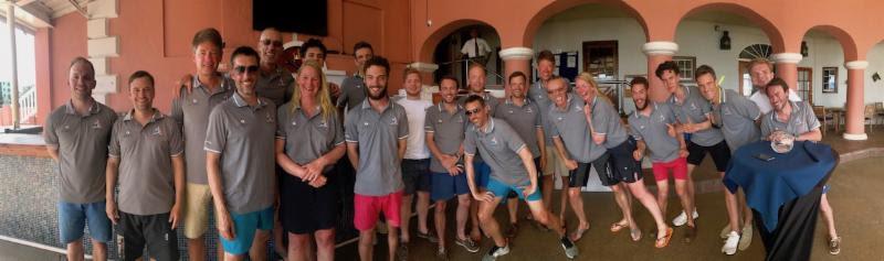 Members of Hamburgischer Verein Seefahrt (HVS) and the young crew of JV52 Haspa Hamburg  photo copyright Louay Habib taken at Royal Bermuda Yacht Club and featuring the IRC class