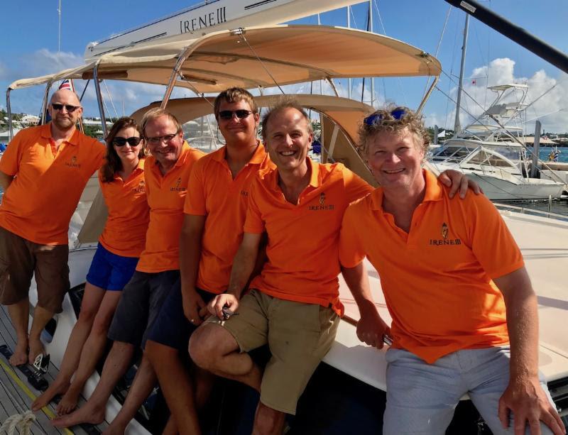 The crew of Irish Oyster 575 Irene III enjoyed a gastronomic crossing to Bermuda photo copyright Louay Habib taken at Royal Bermuda Yacht Club and featuring the IRC class