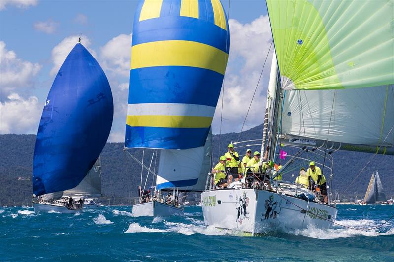 Holy Cow at a previous Airlie Beach Race Week 2017 photo copyright Andrea Francolini taken at Whitsunday Sailing Club and featuring the IRC class
