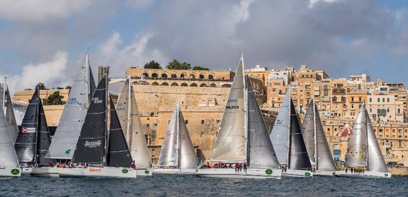 Rolex Middle Sea Race - Starting fleet - photo © Kurt Arrigo / Rolex
