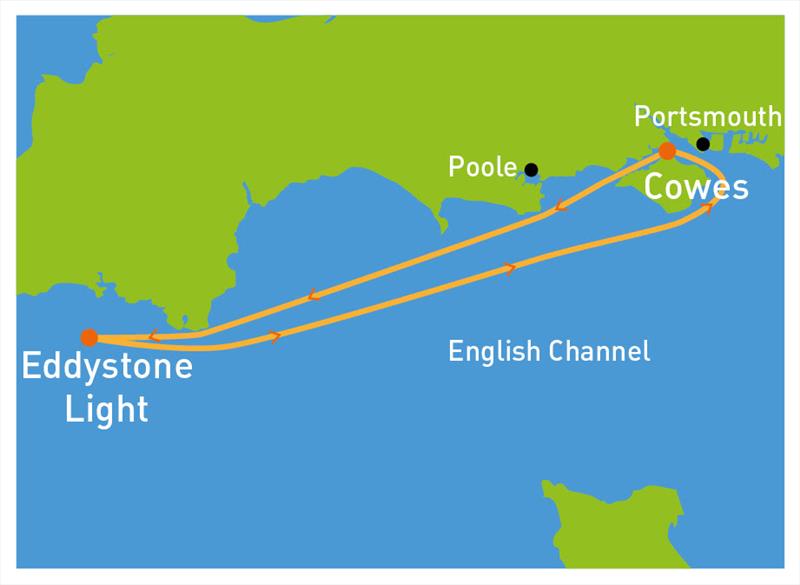 2018 RORC Myth of Malham map - photo © RORC