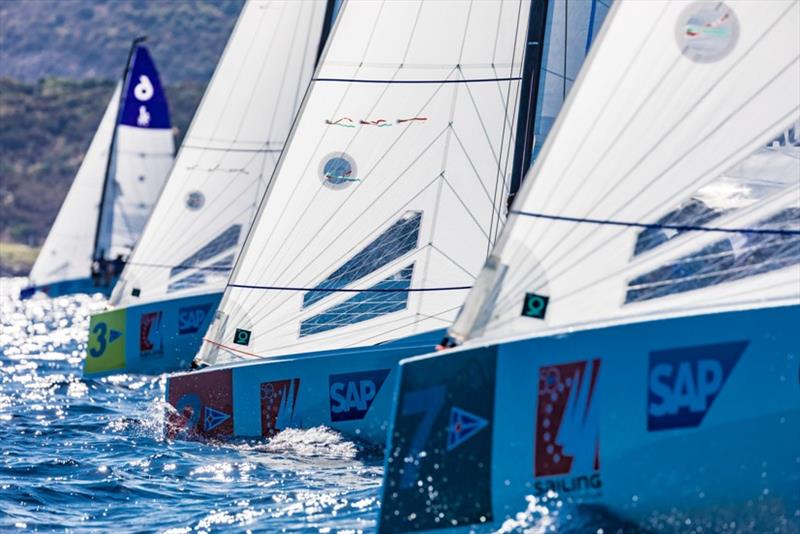 The fleet of Sailing Champions League photo copyright SCL / Lars Wehrmann taken at  and featuring the IRC class