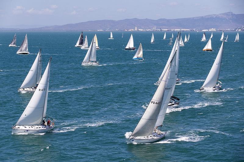 Fleets going to windward last year - SeaLink Magnetic Island Race Week 2017 photo copyright Andrea Francolini taken at Townsville Yacht Club and featuring the IRC class