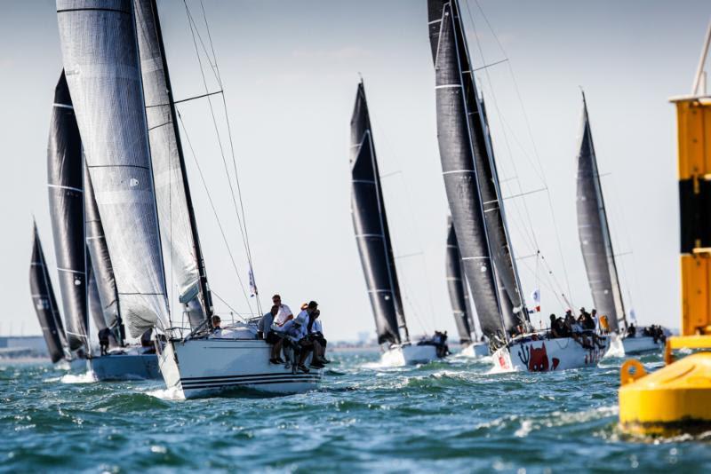 Leading IRC Three, Dane Michael Mollmann's X-37 Hansen - 2018 IRC European Championship and Commodores' Cup - Day 2 photo copyright Paul Wyeth / pwpictures.com taken at Royal Ocean Racing Club and featuring the IRC class
