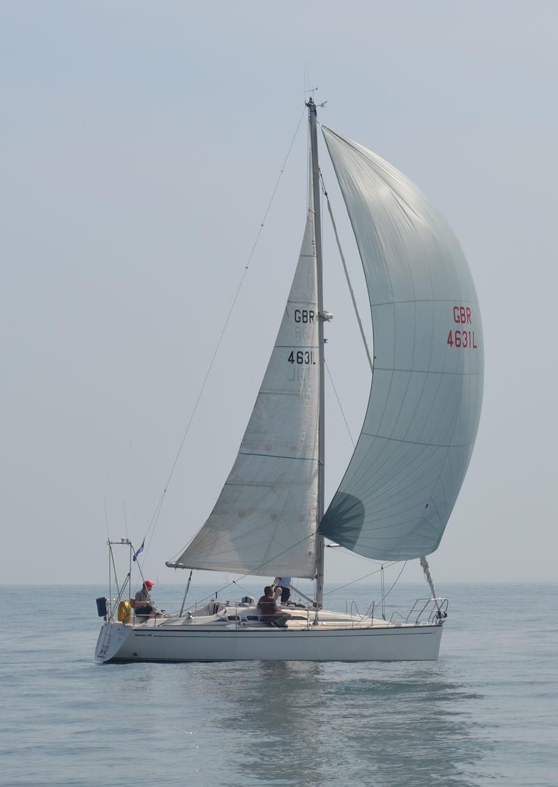 PYRA passage racing : Poole to Yarmouth and back photo copyright Keith Lovett taken at Poole Yacht Racing Association and featuring the IRC class