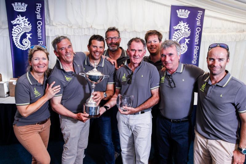The IRC European Championship Trophy and overall class win in IRC Three was won by J Lance 12 - 2018 IRC European Championship and Commodores' Cup - photo © Paul Wyeth / pwpictures.com