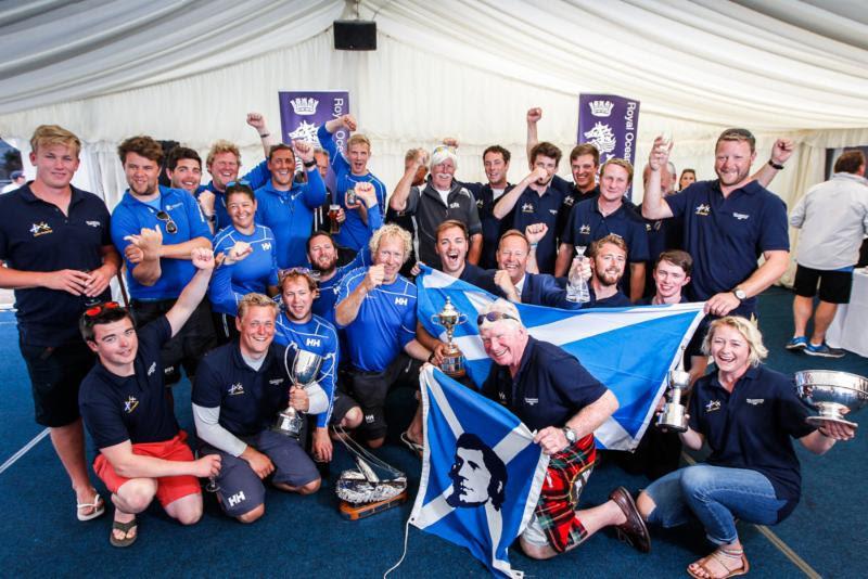 Commodores' Cup victory for the Celtic Team photo copyright Paul Wyeth / pwpictures.com taken at Royal Ocean Racing Club and featuring the IRC class