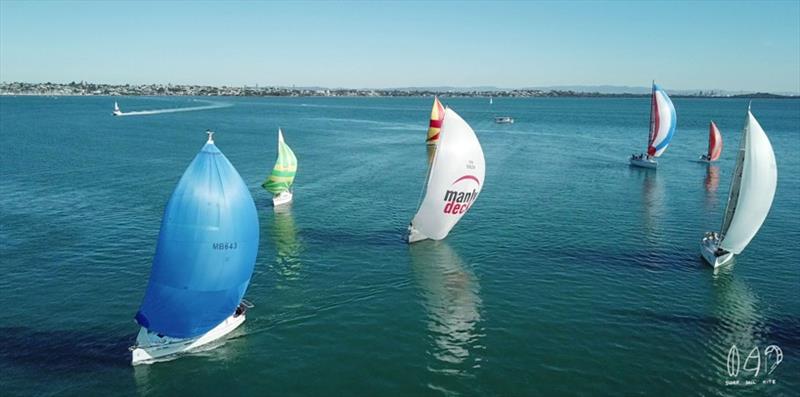 Manly Combined Clubs 'Big Lap' photo copyright Mitchell Pearson / SurfSailKite taken at Moreton Bay Trailer Boat Club and featuring the IRC class