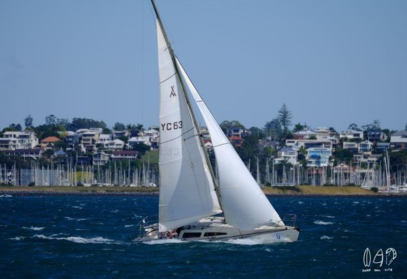 Manly Combined Clubs Race 8 photo copyright Mitchell Pearson / SurfSailKite taken at Moreton Bay Trailer Boat Club and featuring the IRC class