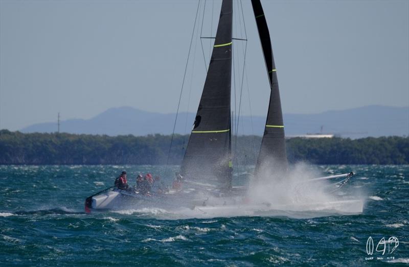 Manly Combined Clubs Race 8 photo copyright Mitchell Pearson / SurfSailKite taken at Moreton Bay Trailer Boat Club and featuring the IRC class