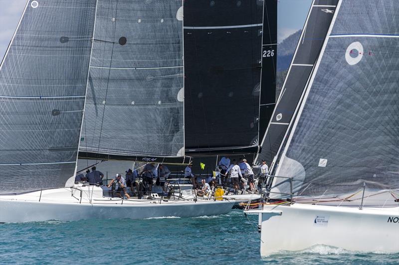 Rough and tumble on an Airlie Beach startline last year - Airlie Beach Race Week photo copyright Andrea Francolini taken at Whitsunday Sailing Club and featuring the IRC class