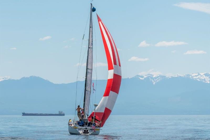 1Light air for Team Global's start – Race to Alaska 2018 photo copyright Katrina Zoe Norbom / racetoalaska.com taken at  and featuring the IRC class