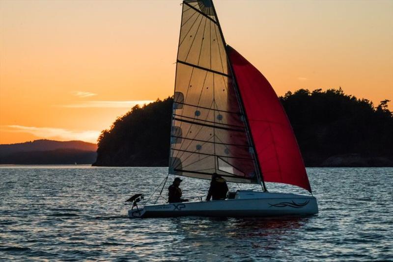 Sunset – Race to Alaska 2018 - photo © Liv von Oelreich / racetoalaska.com