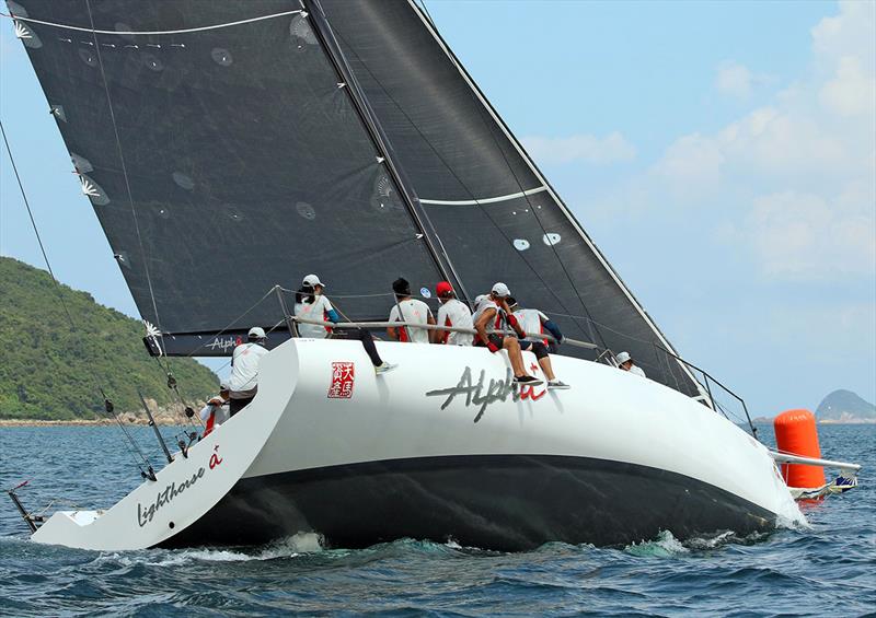 Lighthorse Alphaplus prepares for the turn mark (Peroni Summer Saturday Series , Race 4) photo copyright Fragrant Harbour taken at Hebe Haven Yacht Club and featuring the IRC class