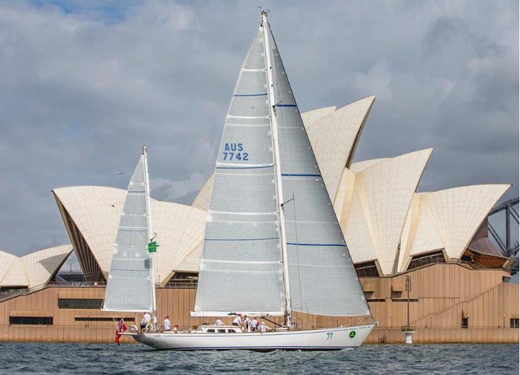 Kialoa II at home in Sydney Harbor photo copyright Transpacific Yacht Club taken at Transpacific Yacht Club and featuring the IRC class