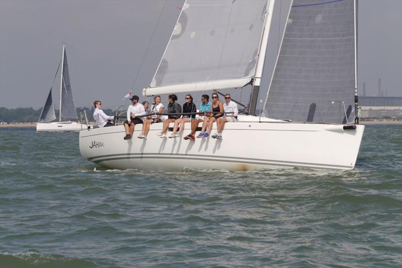 Jahmali's crew enjoy the Champagne Charlie Regatta at Royal Southern YC photo copyright RSYC taken at Royal Southern Yacht Club and featuring the IRC class