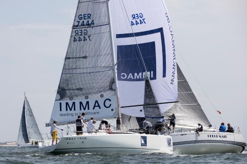 Immac Fram stayed out of the fray and cruised to a Silver medal performance - Hague Offshore Sailing World Championship 2018 photo copyright Sander van der Borch taken at Jachtclub Scheveningen and featuring the IRC class