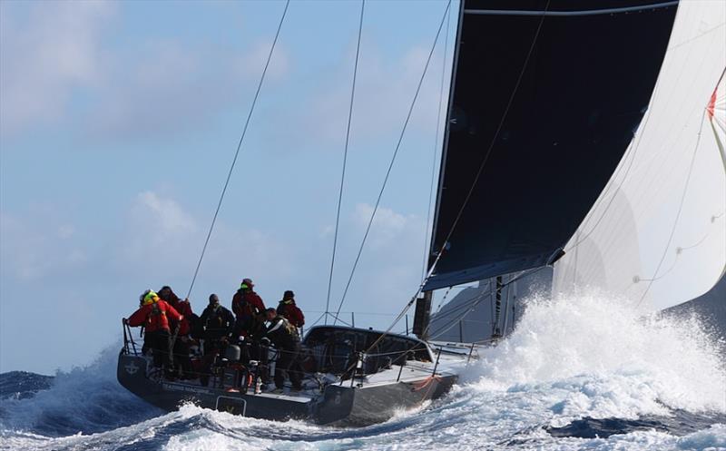 Teasing Machine pacing throught the waves - Bermuda Hamburg Race of the Atlantic Anniversary Regatta 2018 photo copyright Tim Wright / RORC taken at Yacht Club Costa Smeralda and featuring the IRC class