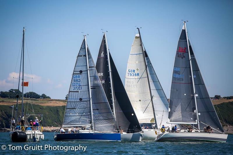 IRC fleets at the Plymouth Regatta photo copyright Tom Gruitt / www.tom-gruitt.co.uk taken at Port of Plymouth Sailing Association and featuring the IRC class