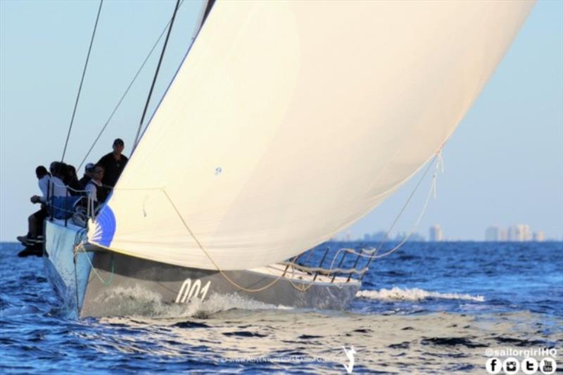 Matt Allen's Ichi Ban approaches the finish line photo copyright Nic Douglass / www.AdventuresofaSailorGirl.com taken at Cruising Yacht Club of Australia and featuring the IRC class