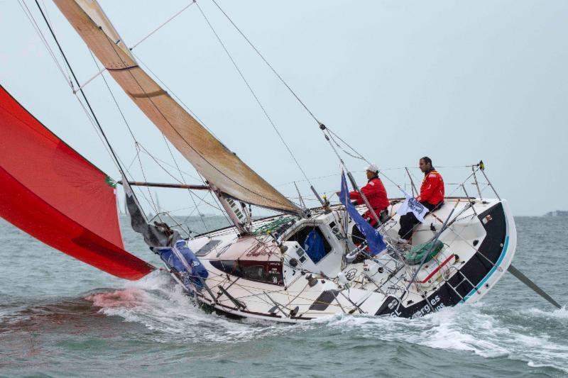 El Velosolex SL Energies Group at the start of the Sevenstar Round Britain and Ireland Race - photo © James Tomlinson / RORC