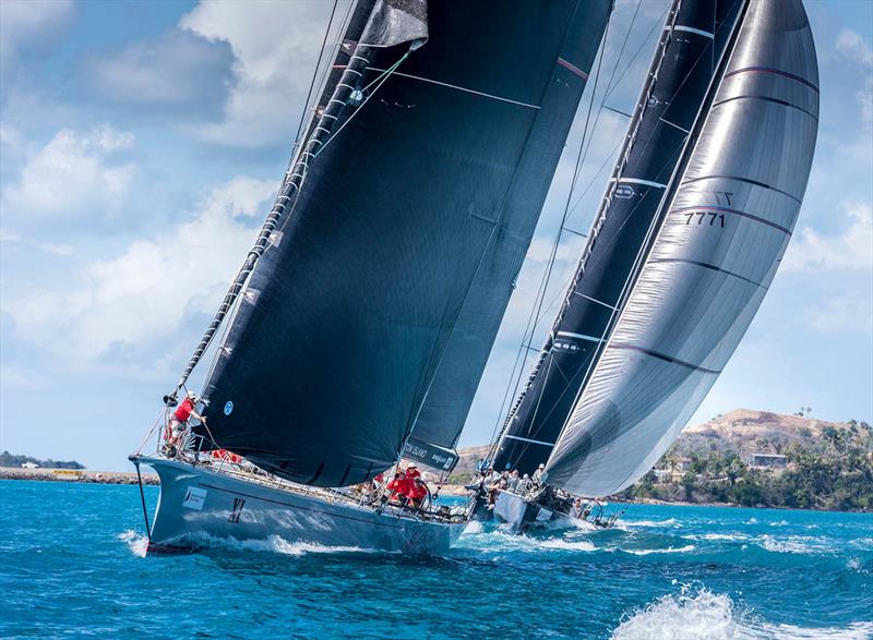 Wild Oats XI leads off the start on day 6 -  Hamilton Island Race Week 2018 - photo © Kurt Arrigo