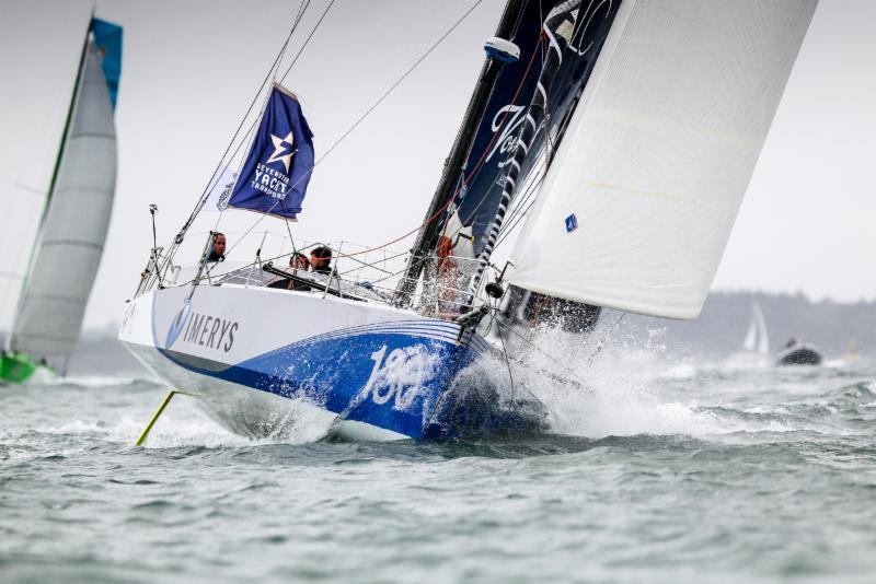 The WSSR Council has confirmed the establishment of a new World Record: Record: Around Britain and Ireland. 40 ft and under; Yacht: Imerys Clean Energy; Name: Phil Sharp GBR; Dates:.12th to the 20th August 2018 - Sevenstar Round Britain and Ireland Race photo copyright Louay Habib taken at Royal Ocean Racing Club and featuring the IRC class