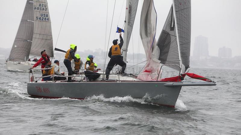 The Intercollegiate Offshore Regatta offers college sailors an oppurtunity to gain their sea legs aboard offshore-worthy keelboats photo copyright Howie McMichael taken at Larchmont Yacht Club and featuring the IRC class