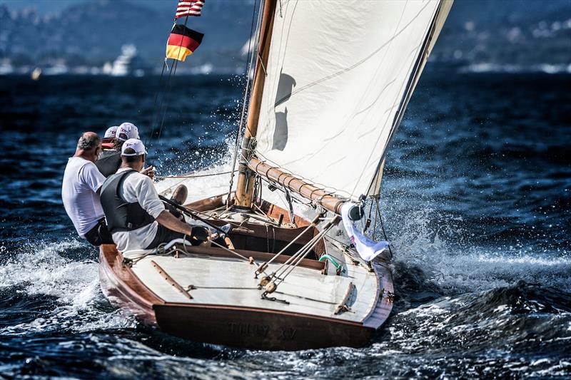 Tilly XV 2017 Winner apraoching the finishing line -  Gstaad Yacht Club Centenary Trophy - photo © Jürg Kaufmann