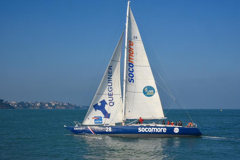 Bob Escoffier will be competing on Kriter V Socomore in the Rhum Mono class photo copyright Xavier Bouquin taken at  and featuring the IRC class