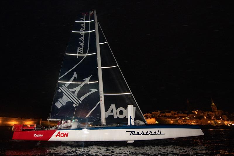 Maserati, Multihull Line Honours Winner at the 2018 Rolex Middle Sea Race. - photo © RMYC/Alex Turnbull