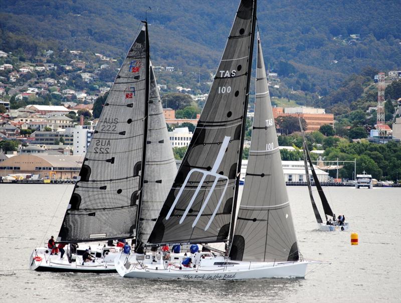 The Fork in the Road beat War Games across the finish line by four seconds photo copyright Peter Campbell taken at  and featuring the IRC class